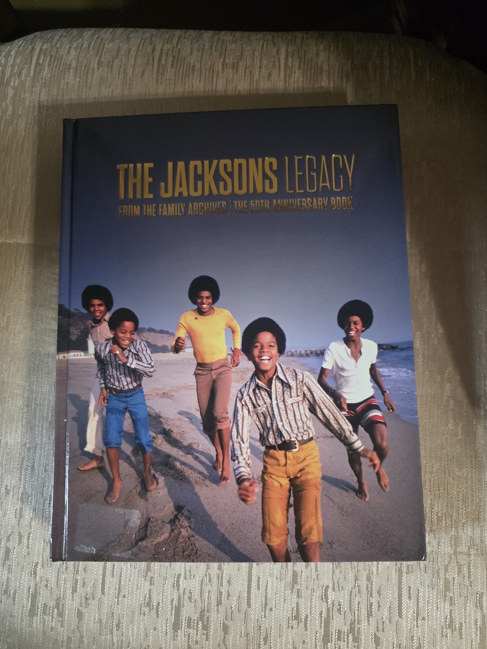 The Jacksons Legacy: 50th Anniversary Hardcover Book - Blue Cover